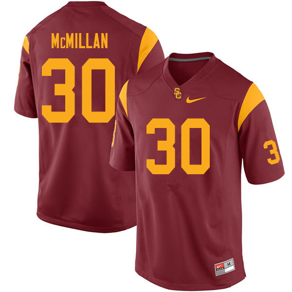 Men #30 Jordan McMillan USC Trojans College Football Jerseys Sale-Cardinal